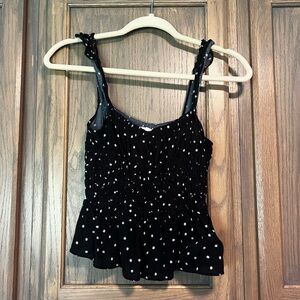 Elodie Black and White Floral Top